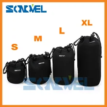 Full Size S M L XL Universal Matin Neoprene Waterproof Soft Video Camera Lens Pouch font