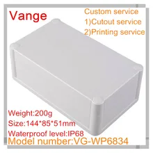 1 шт./лот электронный прибор коробка для рыболовной Снасти Водонепроницаемый IP68 ABS из серии "сделай сам", диаметр корпуса 144*85*51 мм прозрачная крышка для печатных плат
