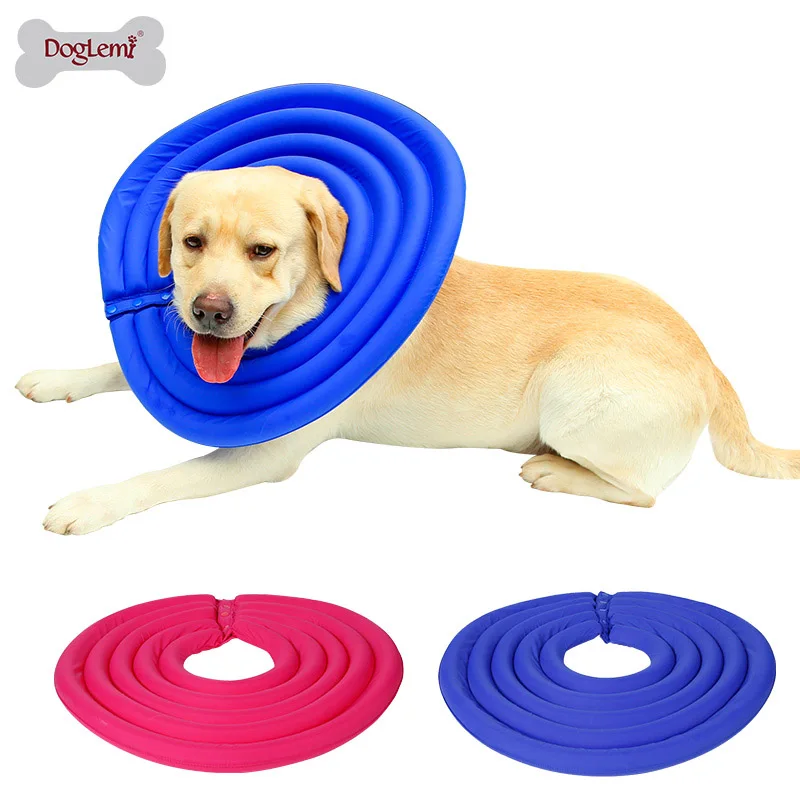 

Pet Cats Dogs Health Recovery Elizabethan Collar Protective Medical Cone E- Collar for large small dogs collar perro accessories