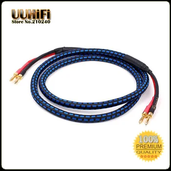 

1PCS High Quality HIFI Speaker Cable / Banana to Banana Type Audio Cable/ Blue 1.5m 2m 3m 5m