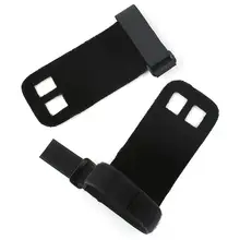 1 пара из воловьей кожи гантели для тренажерного зала на запястье ремни для тяжелой атлетики тренировки бодибилдинга наручные обертывания спортивные рукоятки s m l