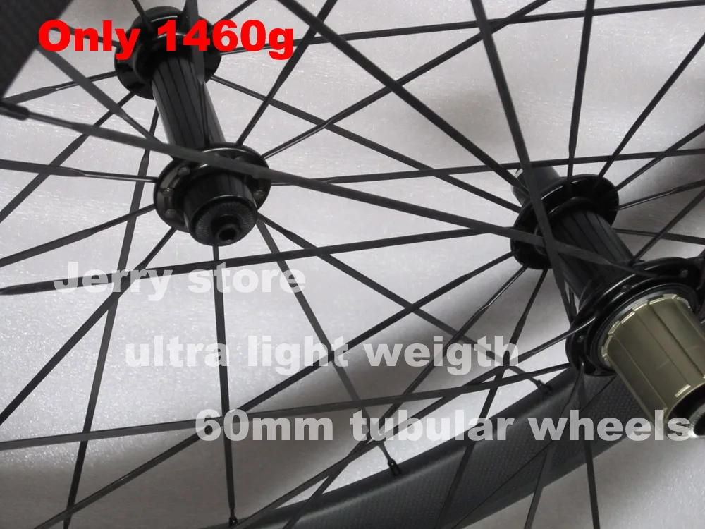 Колеса для велосипеда из углеродного волокна 1460g только! 700C легкие колеса для велосипеда из углеродного волокна 60 мм трубчатые
