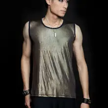 Золотой для певицы для сцены черный мужской жилет мужской пуловер брендовая мужская одежда сексуальный танк 1 camisetas regatas 2XL настраиваемый