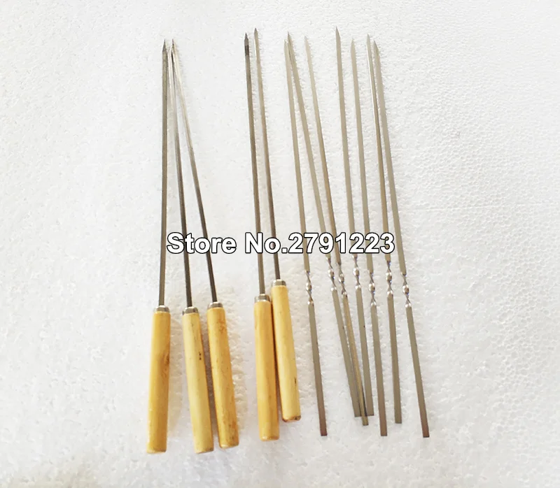 High Quality stainless steel Automatic flipping shelf Adjusting the width Barbecue Grill Rolling roasting needles skewers tools
