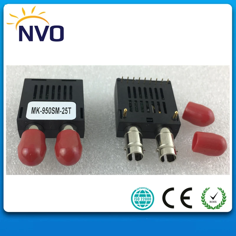 

1*9,155Mb/s Single Mode Duplex ST 25KM,+3.3/5V 1310nm FP,1*9 FiberOptical module Transceiver