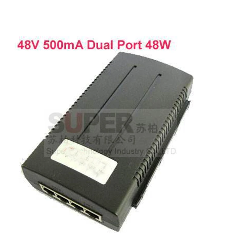 48V 24W PoE Injector Power Over Ethernet Adapter 802.3af IP Cameras VOIP Phones