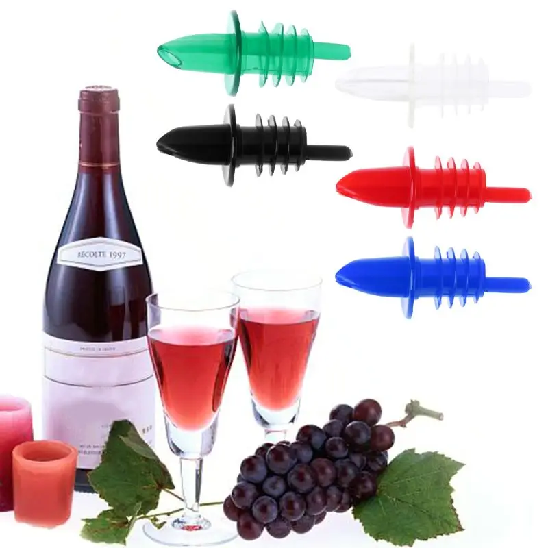 OOTDTY пластиковые спиртные напитки Бутылка для вина Pour Free Flow Pourer Пробка Коктейльные напитки