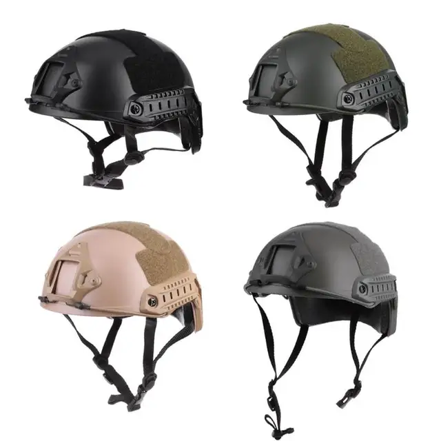 Protective Paintball Wargame Helmet Army Airsoft MH Tactical FAST Helmet with Protective Goggle Lightweight