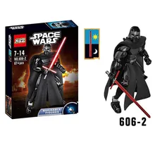 XSZ 606-2 Star Wars Series Darth Vader Black Lord Sith Lord Building Block Minifigure Toys Best LEPIN Toys C0A634