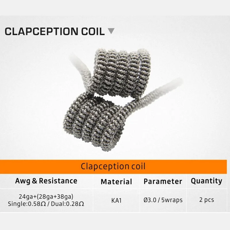Катушка Geekvape 6 в 1 катушка Alien Alpha Braid Fused Clapton Helix Clapception Tidal для электронной сигареты