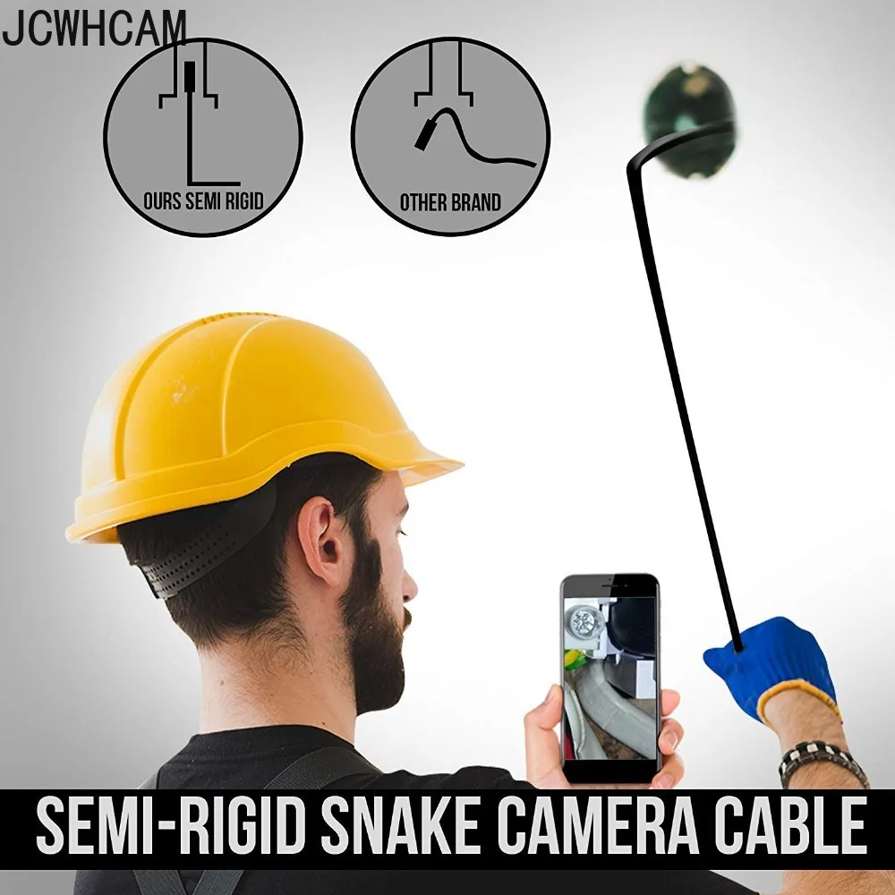 Új 8.0mm endoscope camer 1080P Merevlemez USB endoscope vel 8 ledes 1/2/5M Vezeték Vízhatlan esőköpény Megtekintés borescope számára android PC