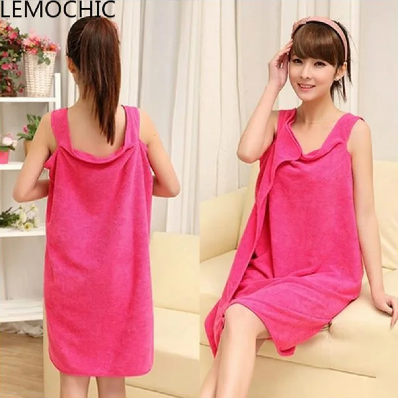 

High quality microfiber towel quick-drying lovers can wear soft water bath bathrobe Amazing magic towel fast drying towel