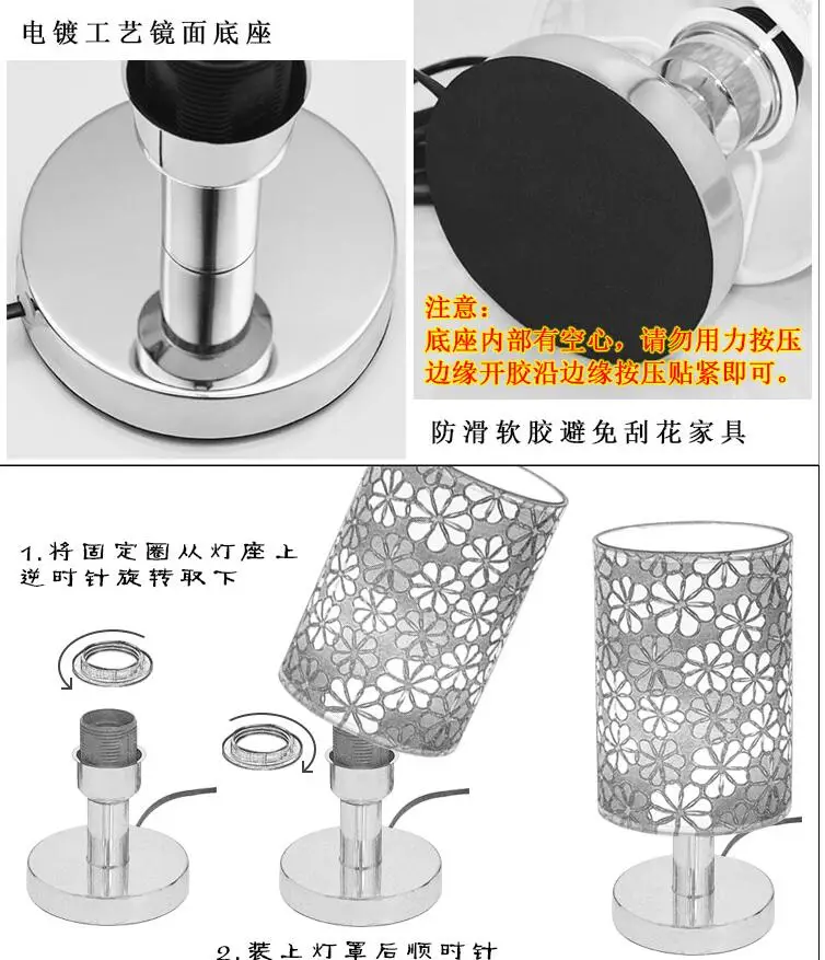 Современные настольные лампы из ткани E27 Настольная лампа для студентов настольная лампа для спальни домашняя прикроватная лампа домашнее декоративное освещение