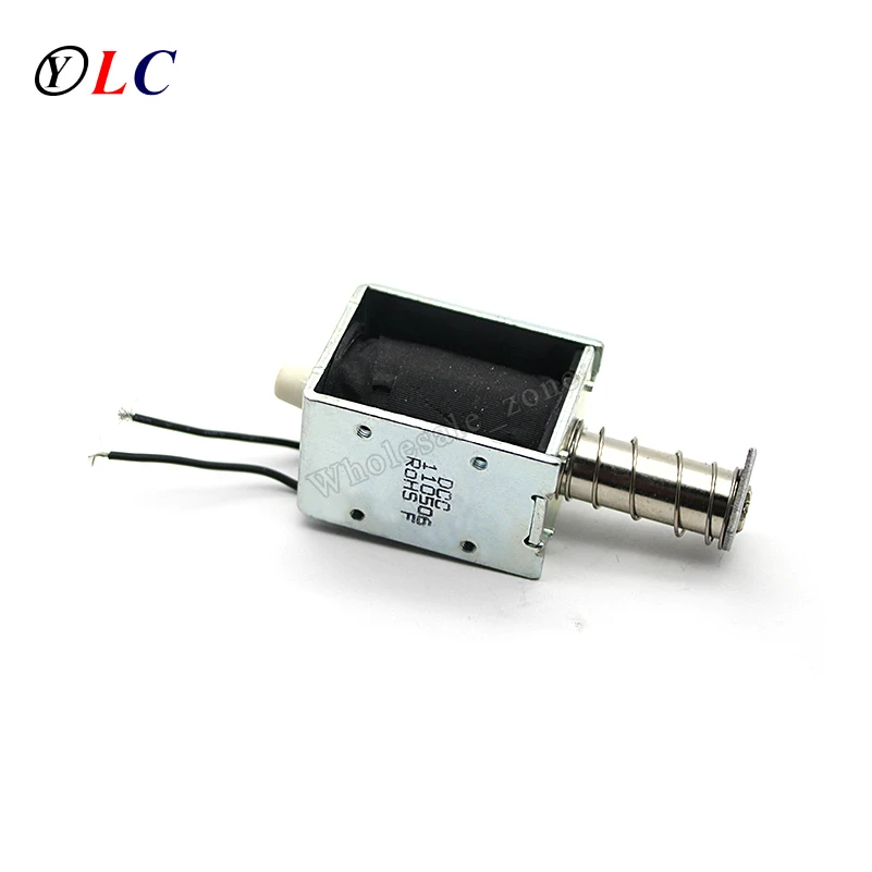 

DC 120V 900Ohm 18 mm Long Stroke Force Electric Magnet Solenoid Push Pulling-through Type Frame Type Electromagnet