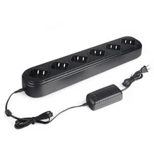 General walkie talkie Single Row Six Way Charger Universal Rapid accessories for Baofeng UV-82 8D & KSUN X-45 two way radio