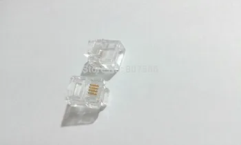 

1000pcs RJ11 Modular ADAPTER Plug Telephone Line Network Cable 6P4C