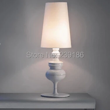 Модная простая классическая настольная лампа(в: 47 см), настольная лампа для спальни, гостиной, учебы, новые испанские лампы защитника, цвет на выбор
