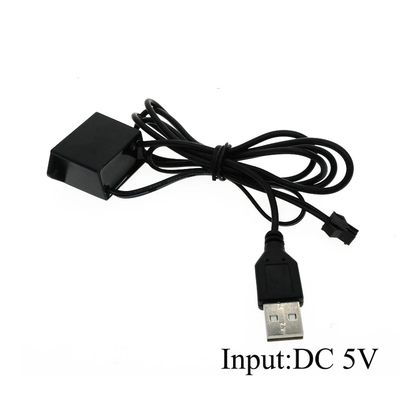 #Best EL wire USB Inverter Controller For 1 5M LED El Wire Glow Flexible Neon Decor input DC 5V