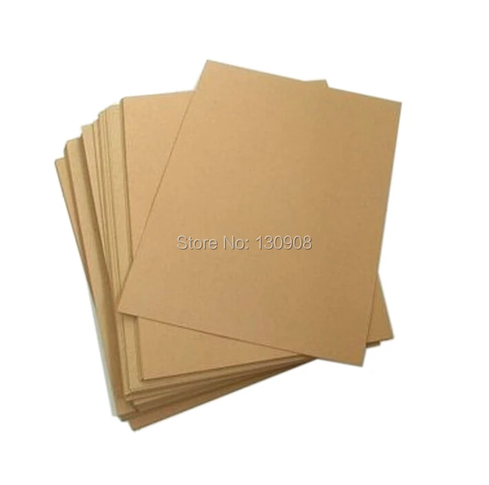 Jolly 21*29.7cm A4 Brown Kraft Paper 120gsm, 100 sheets blank kraft