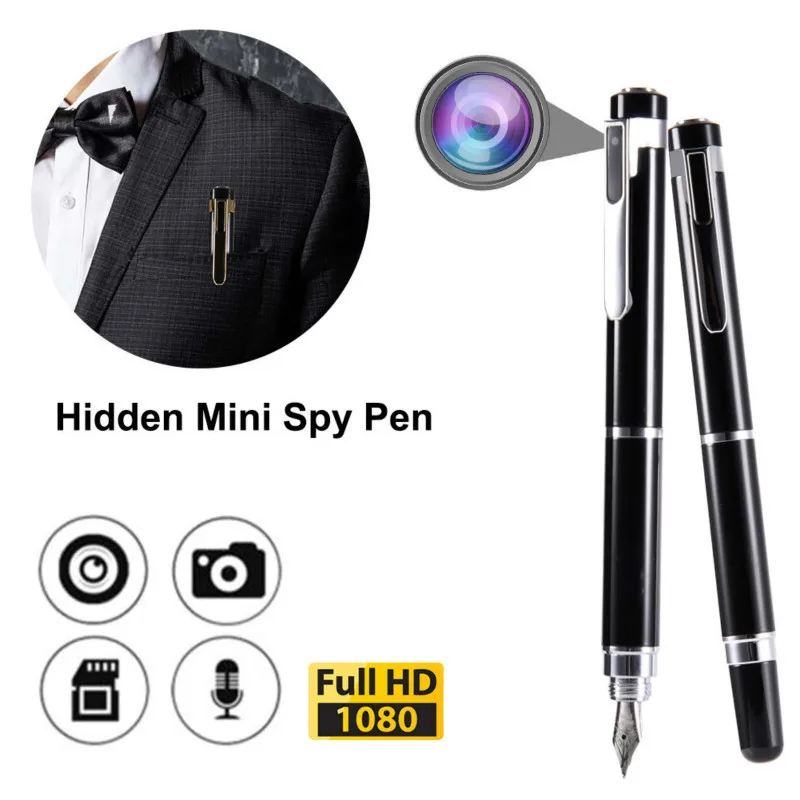 

Video Recorder Pen 1080P HD No Hole Hidden Mini Pen Camera Video Recorder Babysitter Camera Pen Recording Maximum Support 64GB