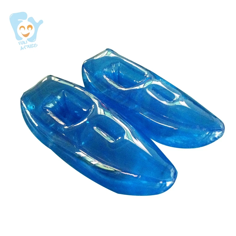 1.3m Long Inflatable Water Walking Shoes Water Sports Game Walk On Water Shoes children boots shoes 2023 winter sports shoes for girls boots for kids boys plush thickened baby shoes warm baby walking shoes