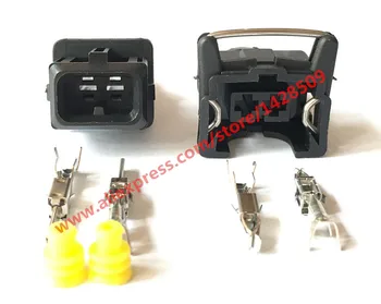 

10 Set Female And Male EV1 Style 3.5 Series 2 Pin Male Auto Injector Connector 106462-1