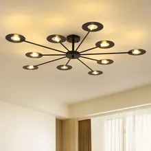 Стиль потолочные светильники винтажные лампы для гостиной индивидуальный кованый светильник G4 Светодиодный светильник для дома