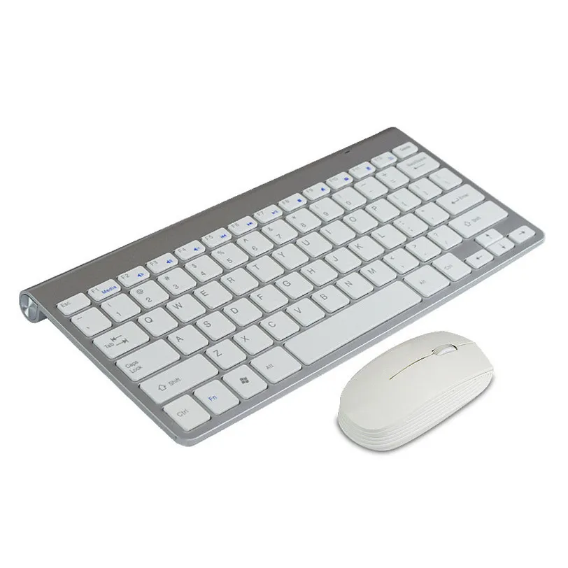 CARPRIE Высокое качество ультра тонкий белый 2,4G Беспроводная клавиатура и оптическая мышь комплект 20J Прямая поставка