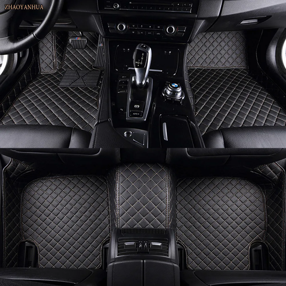 

ZHAOYANHUA special car floor mats for Kia Rio K2 Spectra Cerato Forte 5D heavy duty foot case car styling rugs carpet liners (20