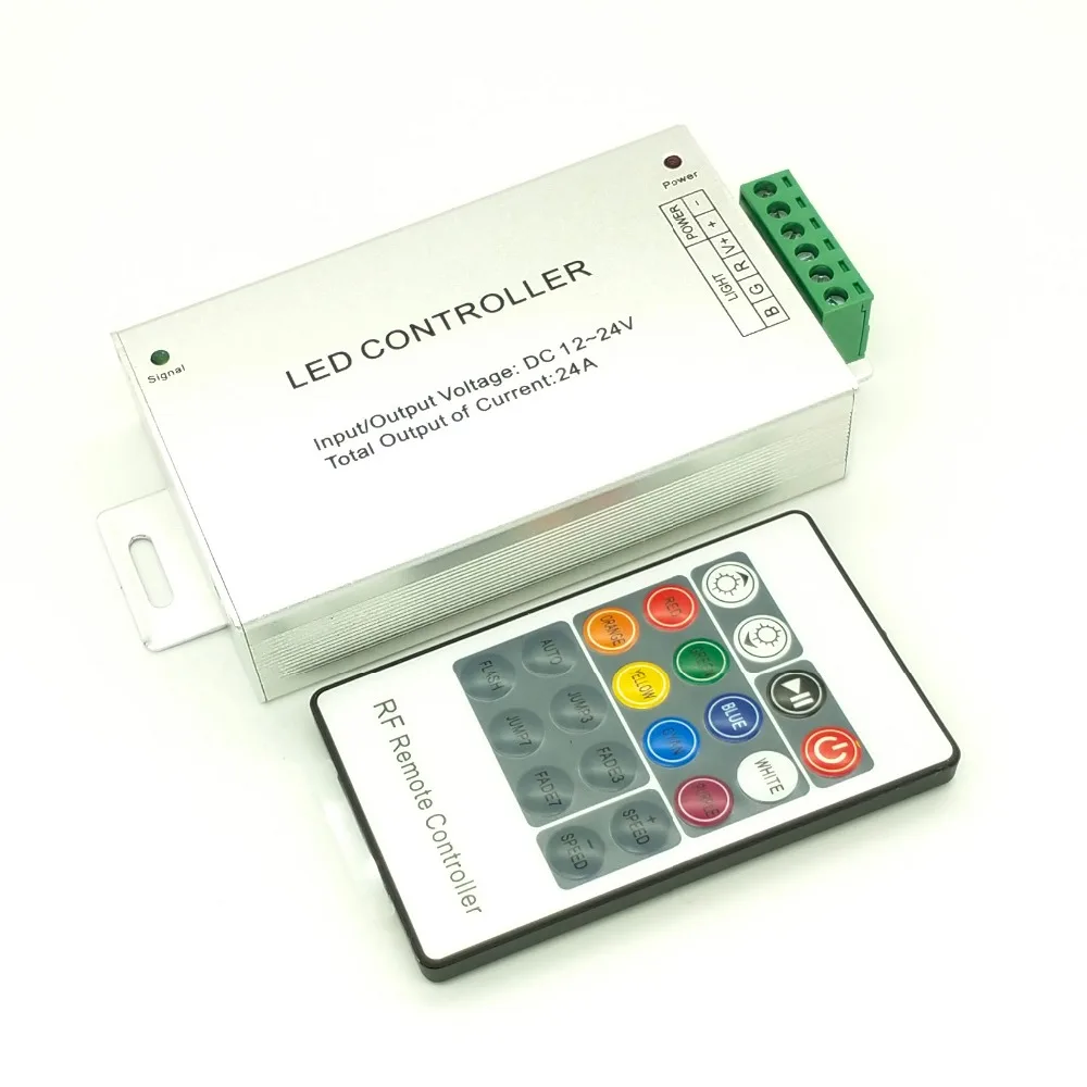 24A 288W RF 20 ключей пульт дистанционного управления для 3528 5050 RGB светодиодные полосы