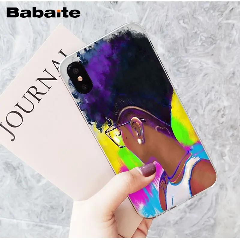 Colorful art african girl Printing