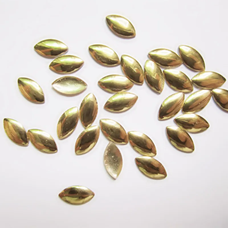 

SINUAN Metal Studs For Bags Hot-Fix AA Nailhead Marquise Rivets For Clothes Plating Gold Metal Spikes Decorations For Clothes