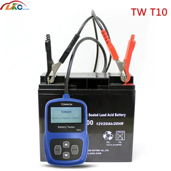 

10pcs/lot DHL Free TONWON TW10 Universal 12V Car Battery Load Tester Auto Battery Voltage Meter Vehicle Battery Analyzer