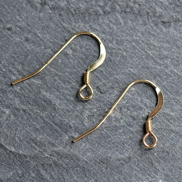 

PINJEAS 2018 handmade 14k gold filling hread with bead cap earring hooks earwire clasp accessories for diy jewelry making