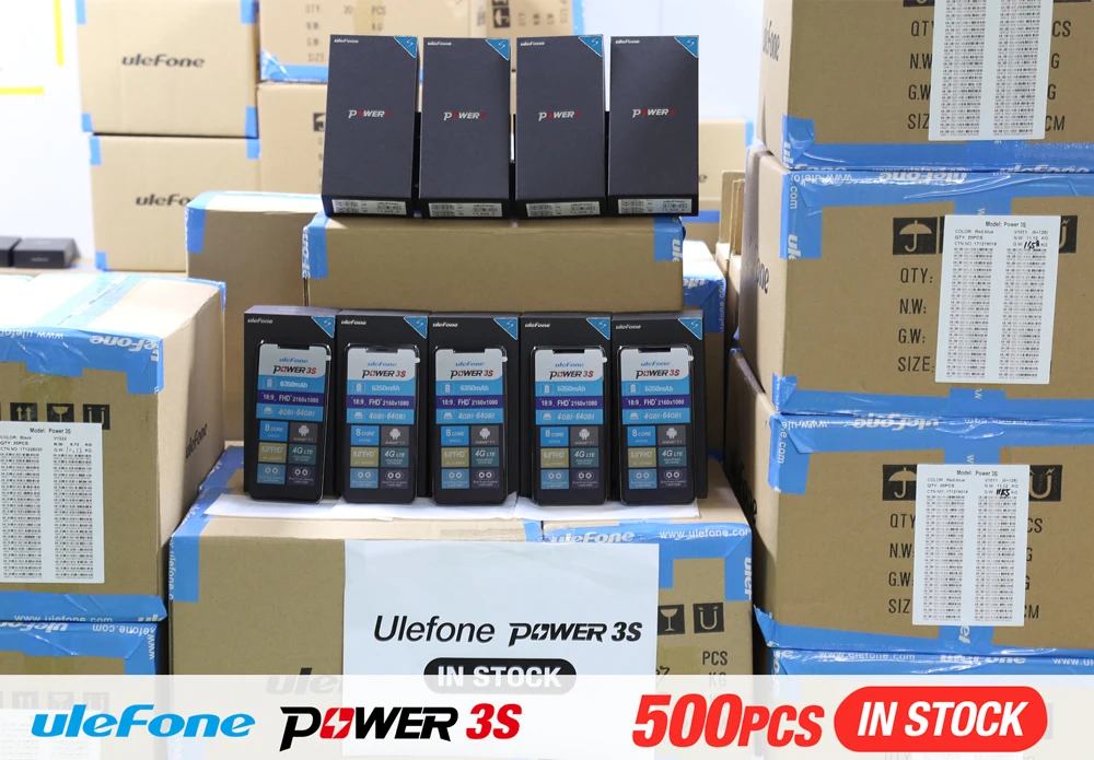 Ulefone POWER 3 3S 6350mAh 5V/3A MT6763 Octa Core Face ID SmartPhone 6.0