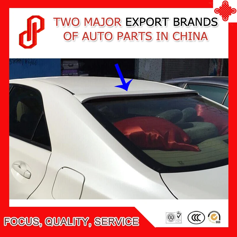 

ABS black white color car roof spoiler for Reiz / Mark X 2005 2007 2008 09 10 2011 2012 13 14 15 16 17 spoiler