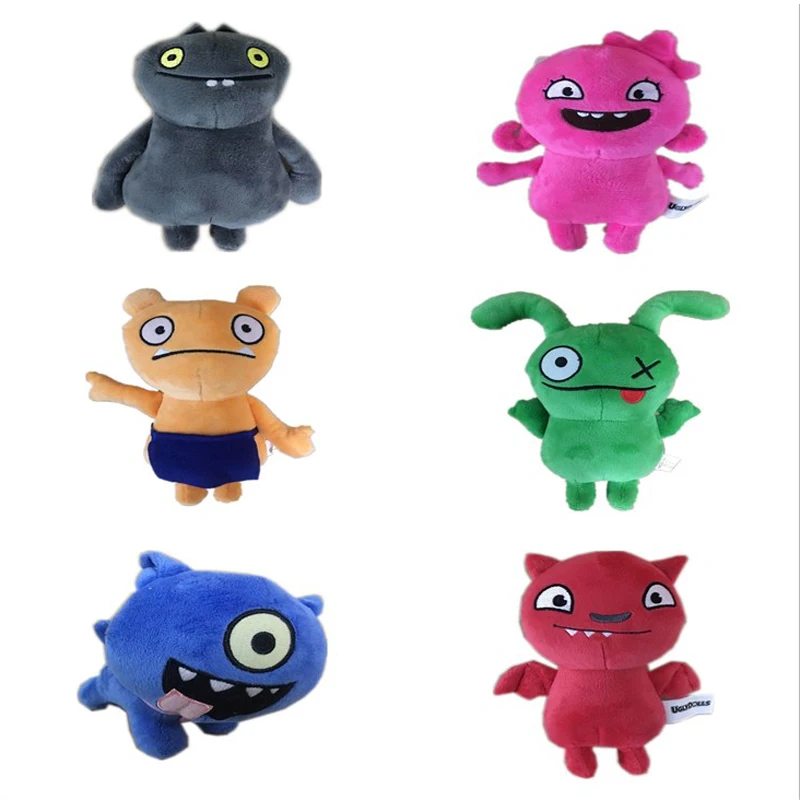 6 шт./партия, 15 см, угликуклы, некрасивая кукла Ox Moxy Uglydog Babo Wage Puglee Dave, плюшевая игрушка, мягкая набивная кукла, игрушки для детей, подарок для детей
