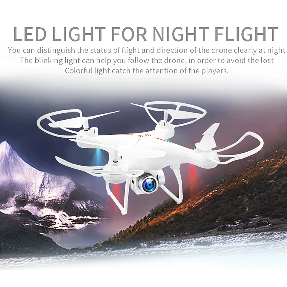 Глобальный Радиоуправляемый Дрон GW26 1080P HD камера Wifi FPV озвученный контроль высоты