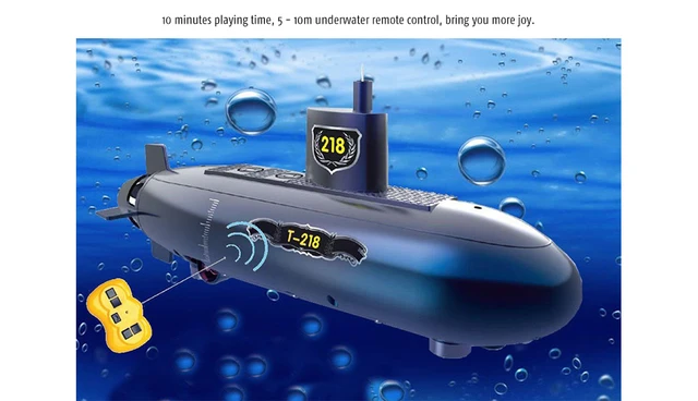 楽しいrc潜水艦のおもちゃ,6チャンネルのミニリモコン,水船