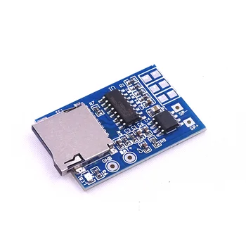 

2W Mixed Mono TF Card MP3 Player Decoder Board Amplifier Module 3.7V/5V Power Support MP3 FM Radio USB Audio Mode