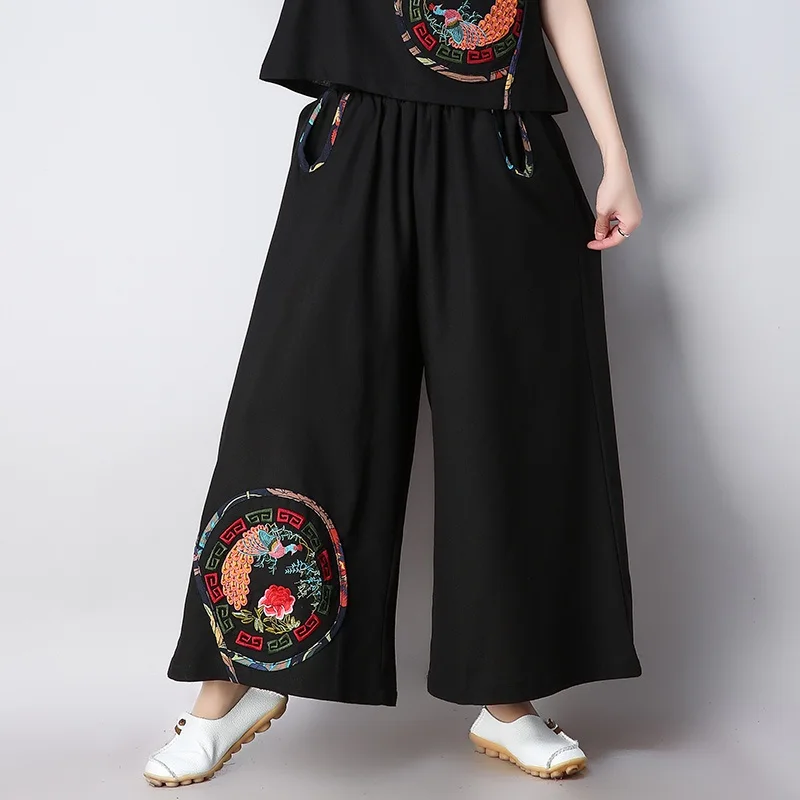Традиционная китайская одежда для женщин, чонсам, штаны, Восточная китайская одежда TA1007