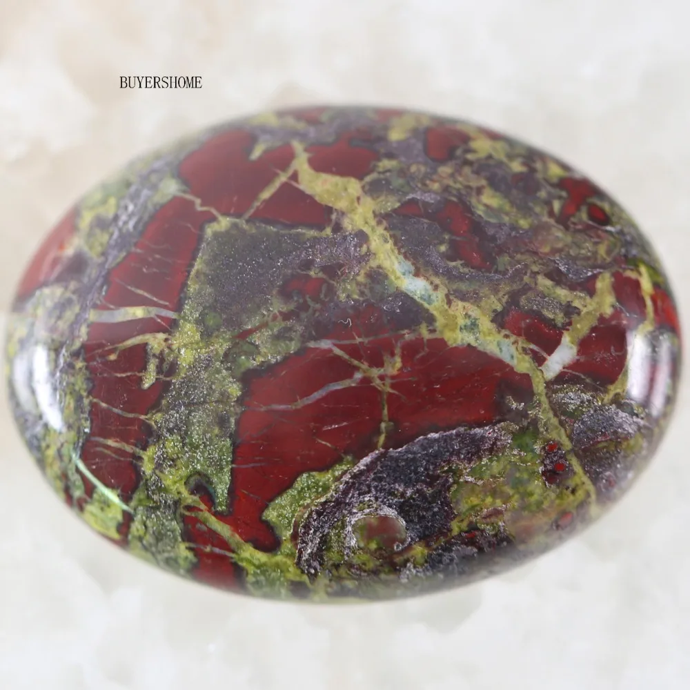 

30x40MM Oval Natural Stone Beads Red Dragon Blood Stone CAB Cabochon For Jewelry Making Findings 1Pcs K1717