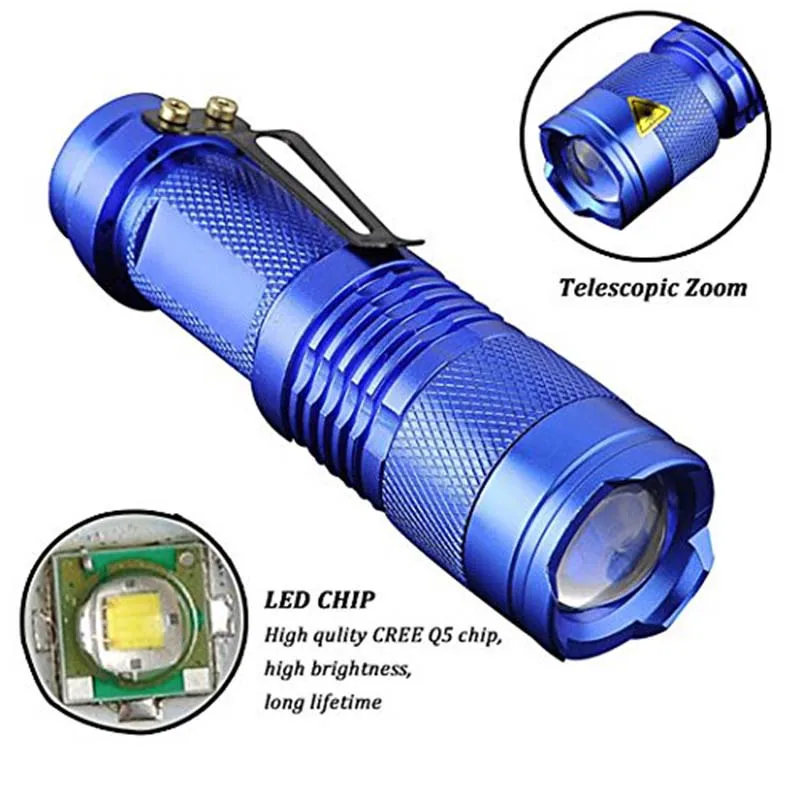 Ultra Lanternas Led 7W XM L Q5 Mini Flashlight Linternas 2000 Lumens