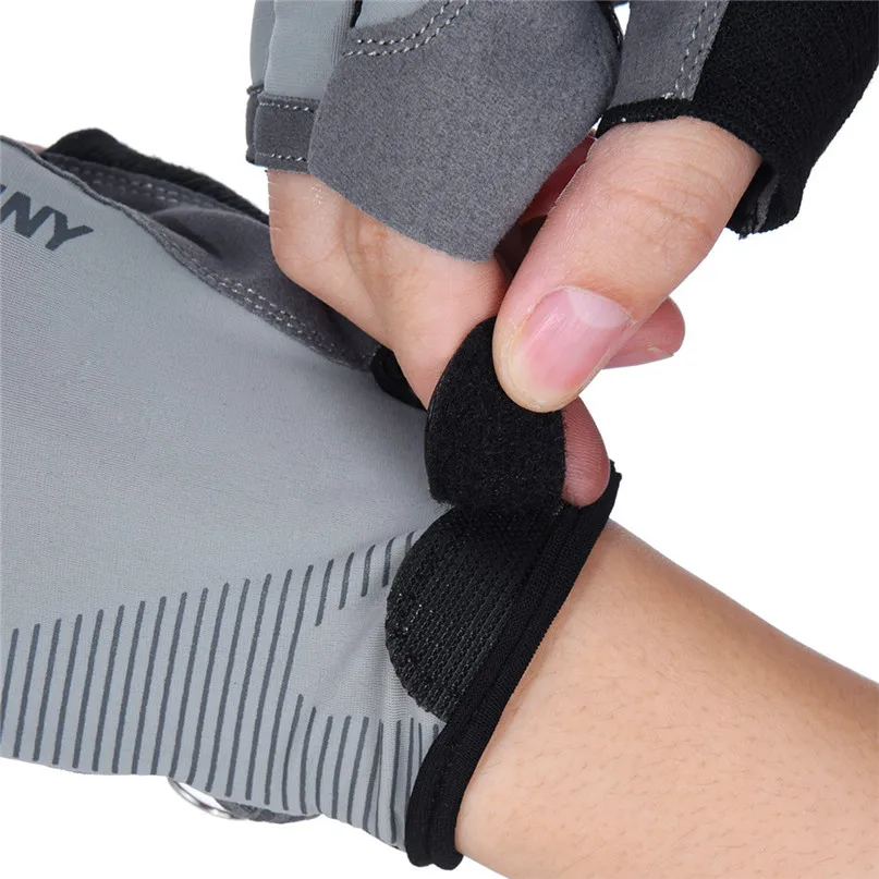 Cycling Bike Half Finger Gloves Skidproof Breathable MTB Mountain Sweat Mesh Bicycle Gloves Men Women Sports Cycling Clothing #2 (9)