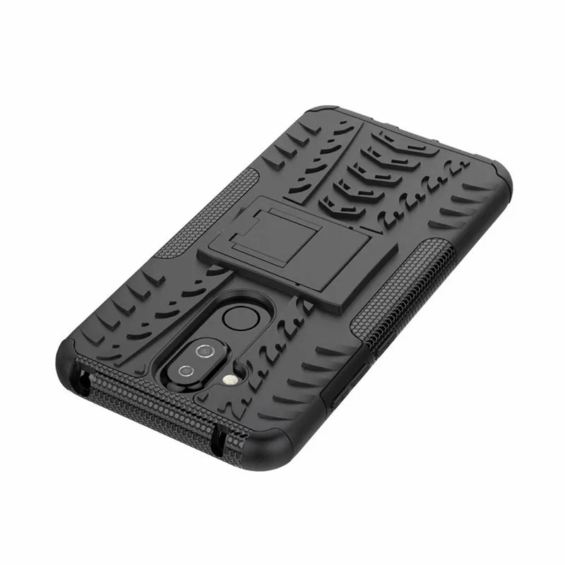 Противоударный жесткий силиконовый чехол для телефона из ПК + ручка Nokia 2 4 X5 X6 X7 1 3 5