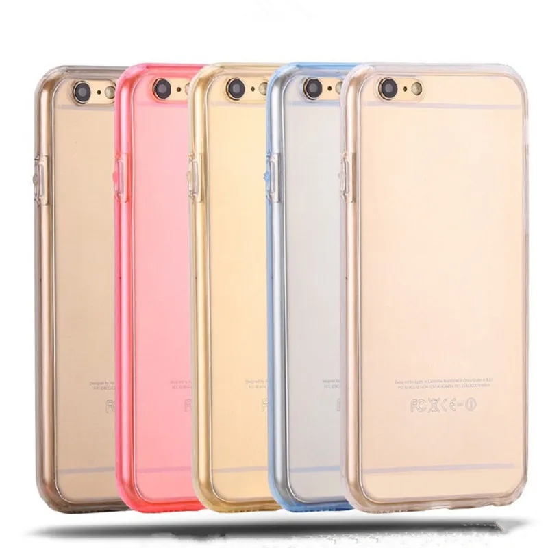 JERX 360 Degree Phone Case For Iphone 5 5s SE 6 6S 7 Plus Full Coverage