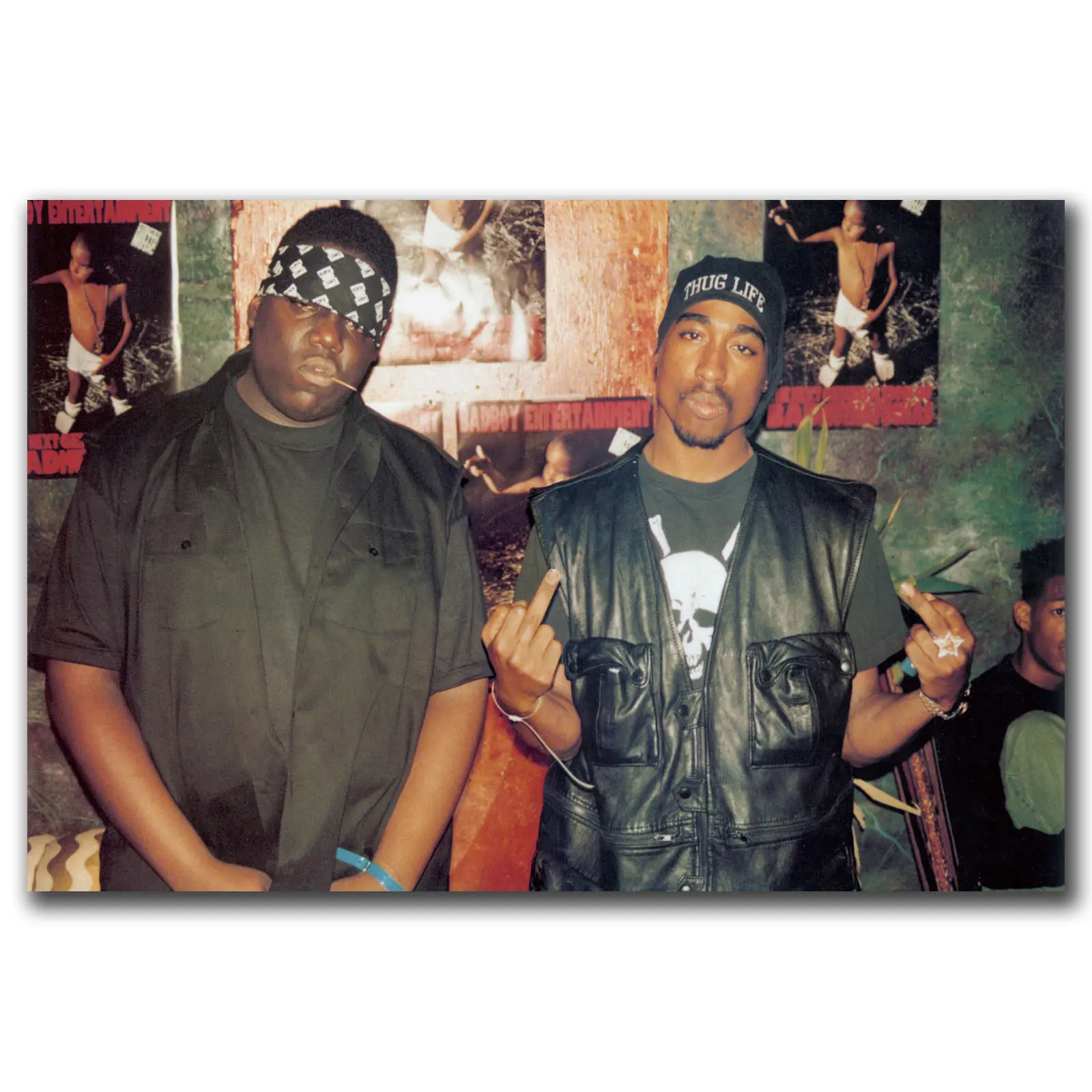 Notorious painting paper print 18x12