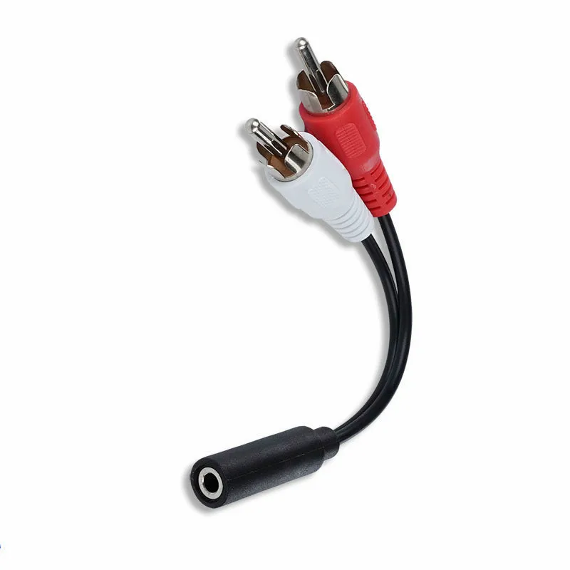 1pc 3.5mm Plug Jack to 2 RCA Male Music Stereo Audio Y Adapter Cable Audio Cable Kabel Cord AUX for Mp3 Phone TV Sound Speakers 1pc 3.5mm Plug Jack to 2 RCA Male Music Stereo Audio Y Adapter Cable Audio Cable Kabel Cord AUX for Mp3 Phone TV Sound Speakers