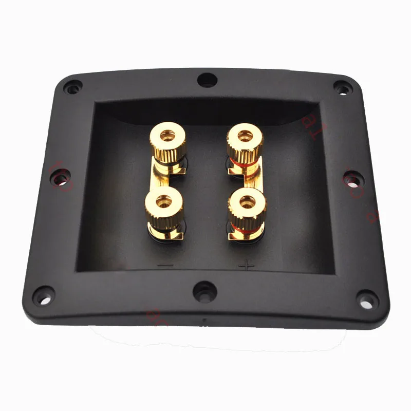 5pcs High Quality Four Speaker Junction Box Audio Cable Terminal Block Terminal Banana Connector