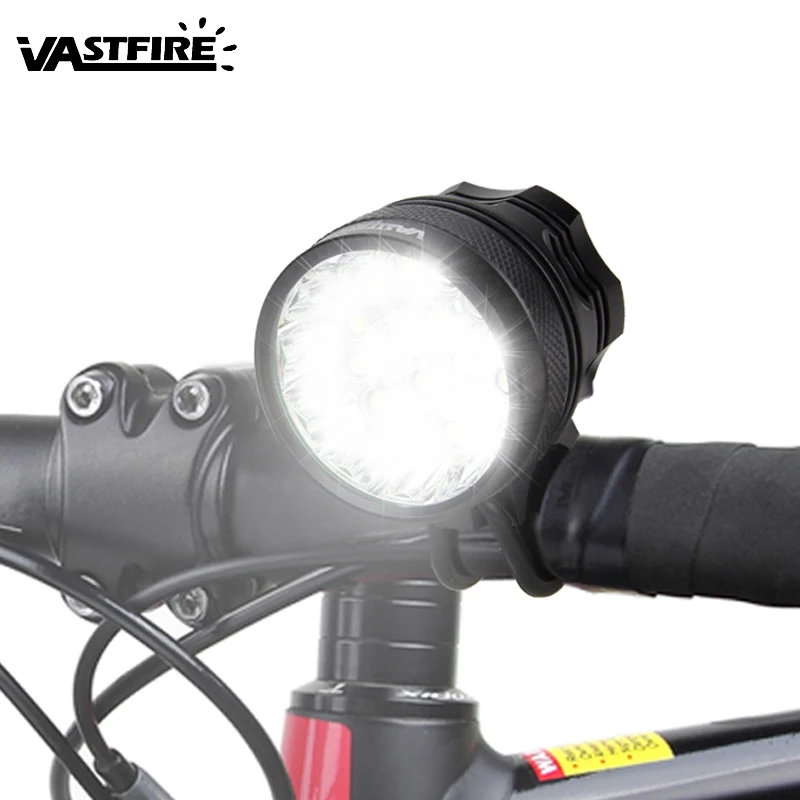 Excellent MTB 16 LED lamp beads 8000 Lm Front Bike Light Headlight Night Safety Bicycle light Battery needs to be purchased separately 0